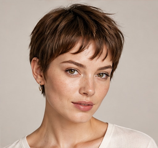 Pixie with Bangs