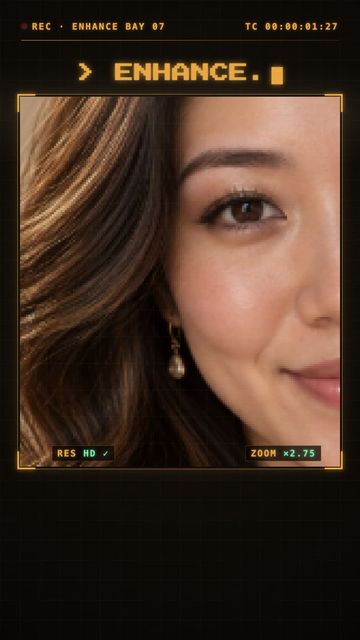 Zoom in. Enhance. Your favorite AI look, in HD