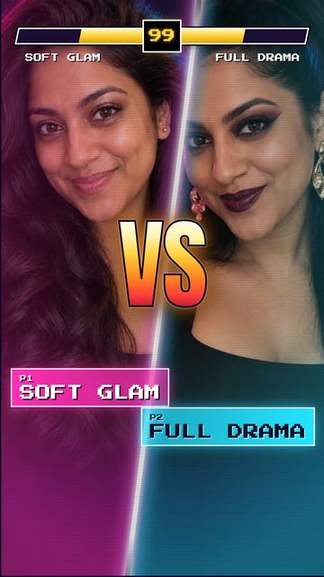 Soft glam or full drama? Try both on your selfie