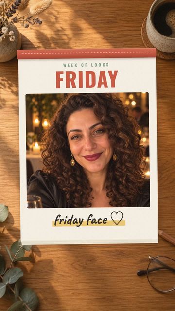 Monday face, Friday face: a look for every day