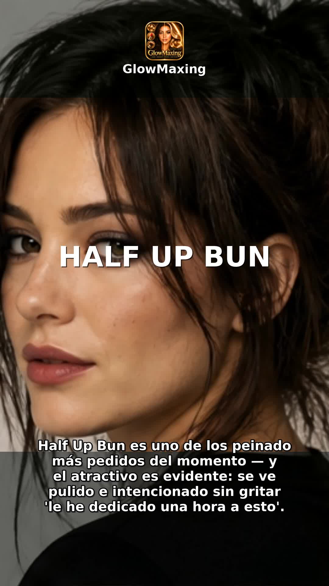 Half Up Bun