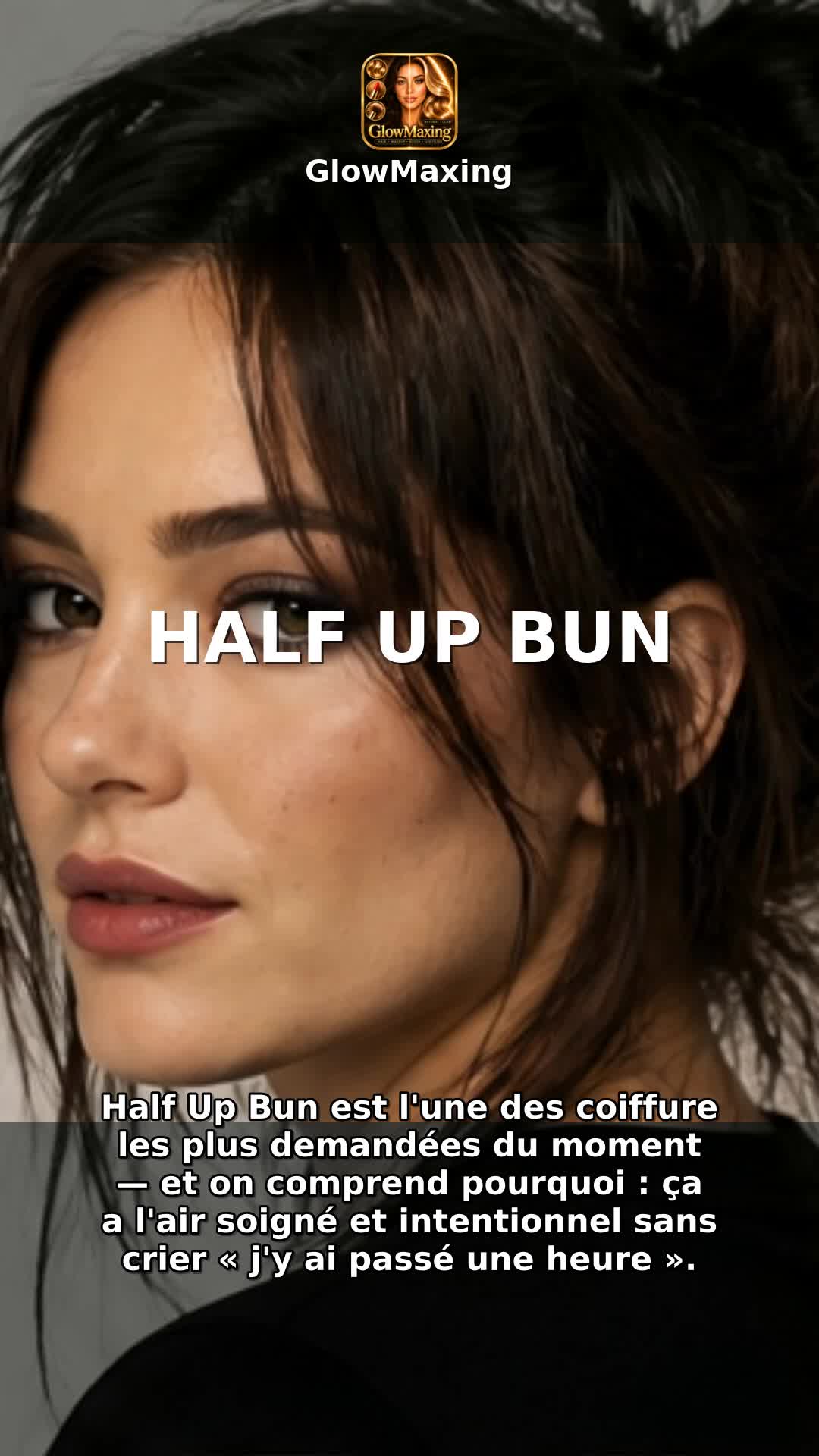 Half Up Bun