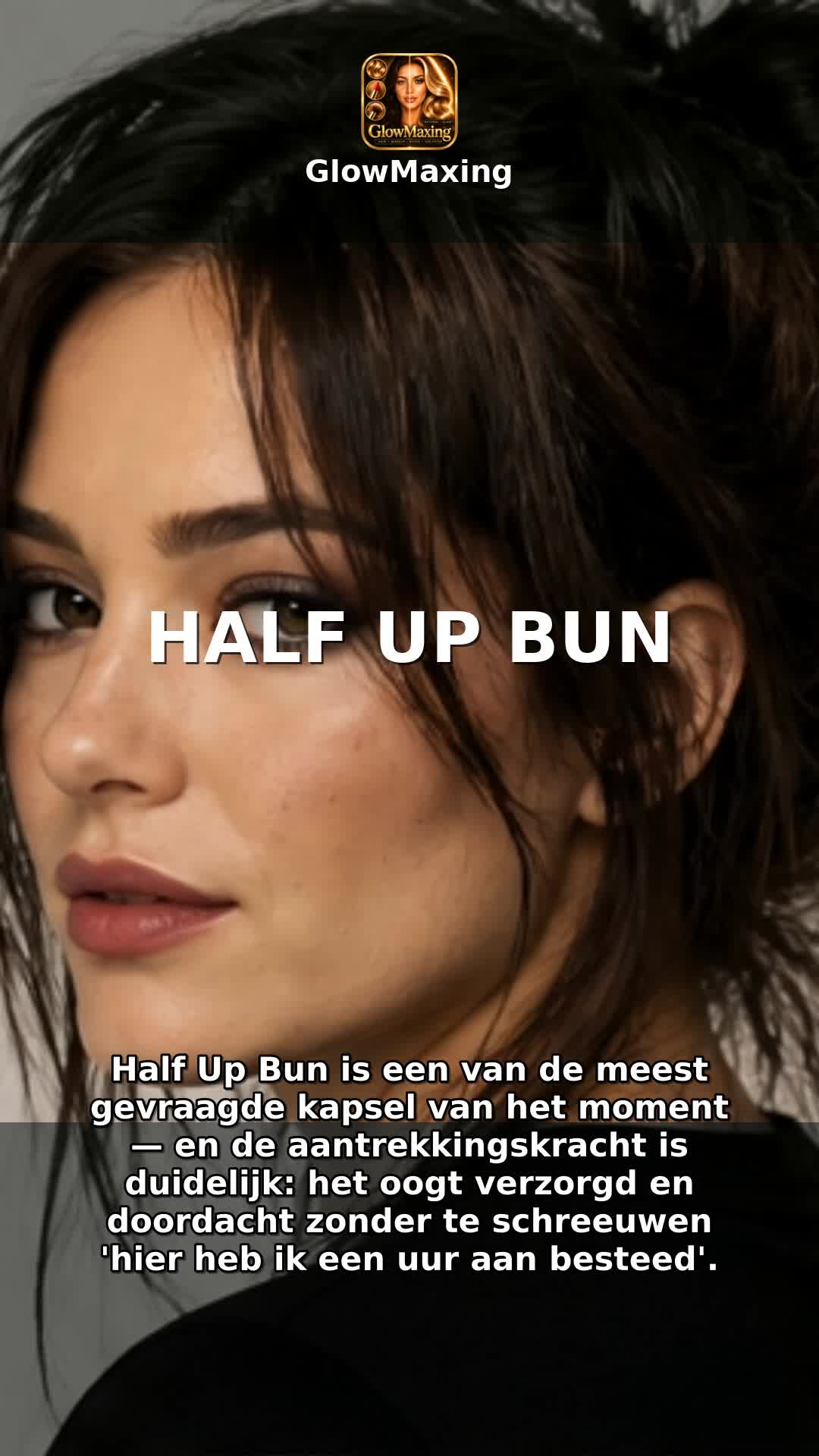 Half Up Bun