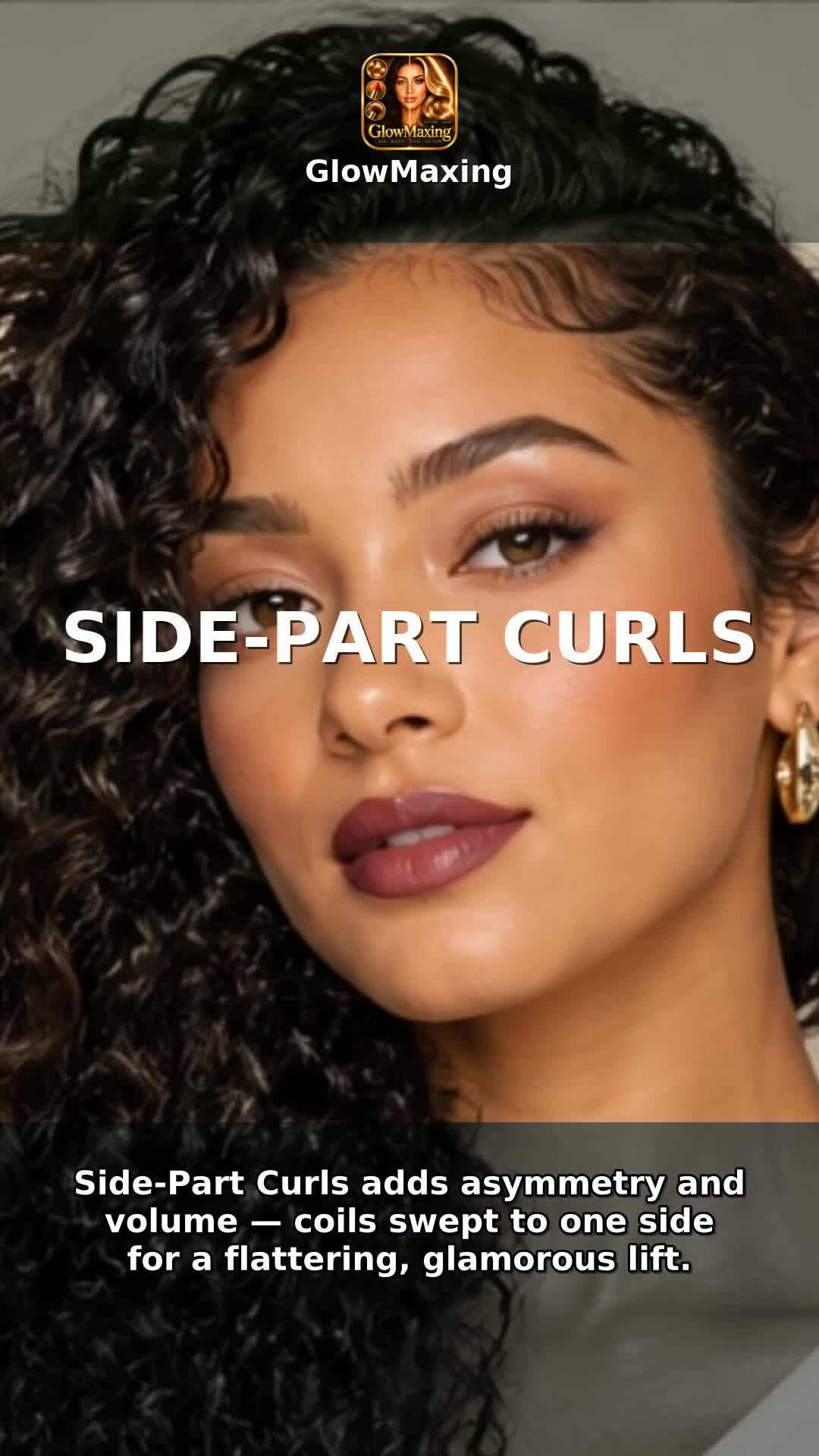 Side-Part Curls