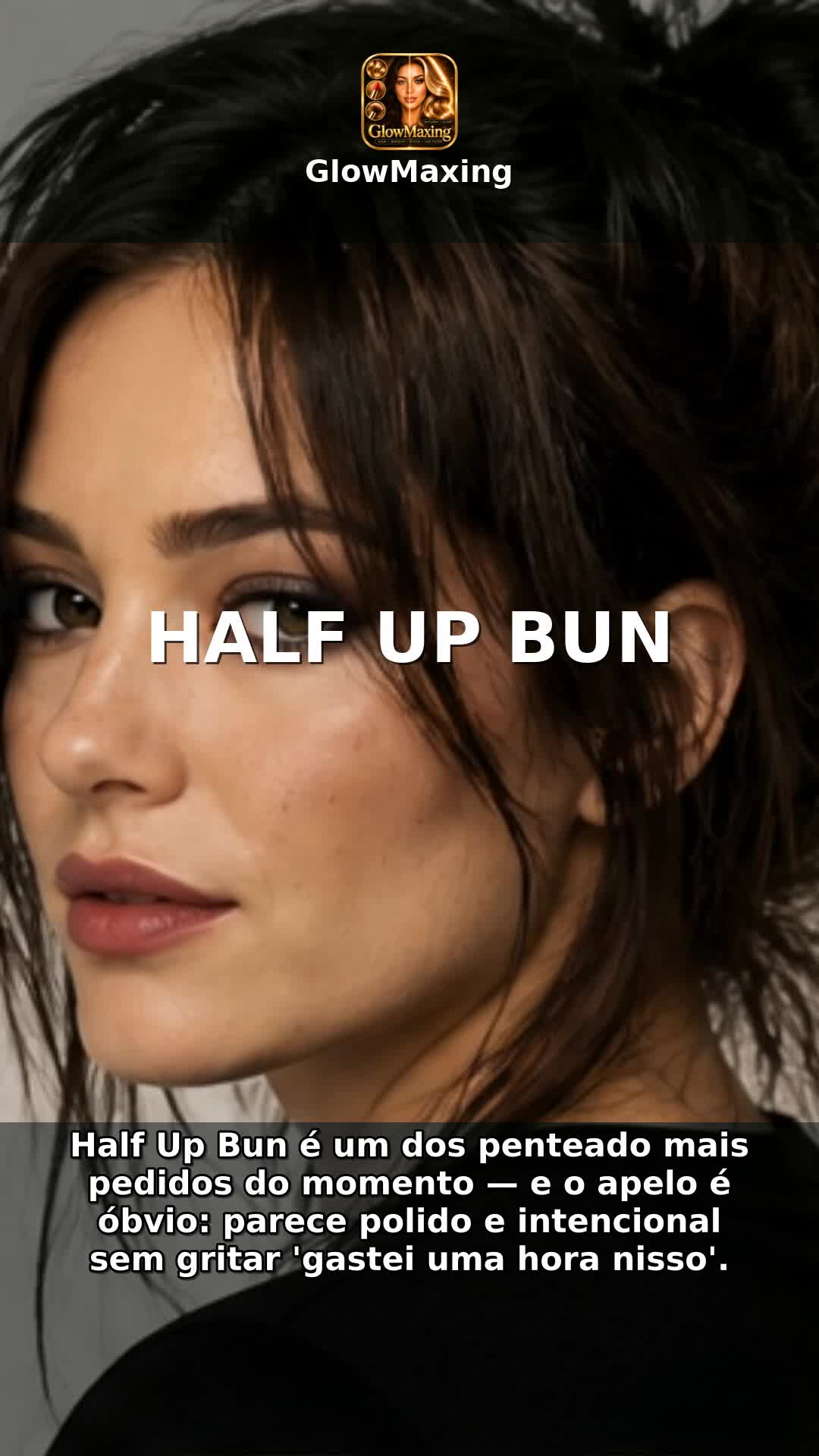 Half Up Bun